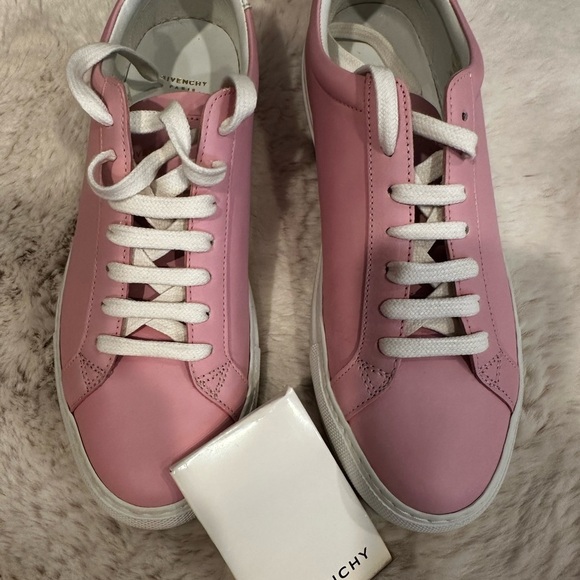 Givenchy Shoes - Givenchy Women's Pink Lace-Up Sneakers